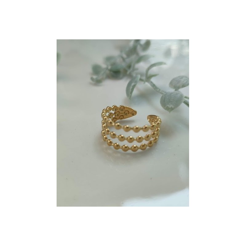 Anillo Ajustable de tres capas