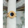 Anillo ajustable boton punto negro