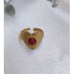 Anillo ajustable corazon