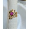 Anillo ajustable piedra natural