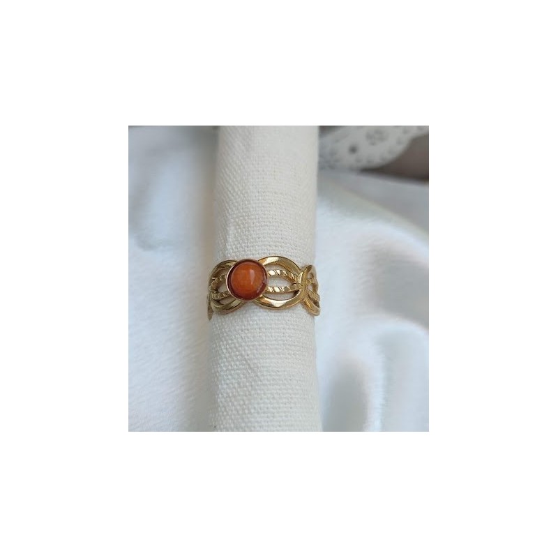 Anillo ajustable piedra natural