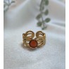 Anillo ajustable piedra natural