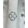 Anillo ajustable trebol