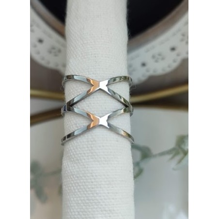 Anillo ajustable en forma de X