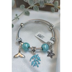 Brazalete charms marino