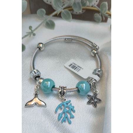 Brazalete charms marino