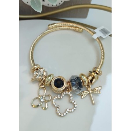 Brazalete charms trebol