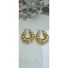 Pendientes circulos dorados