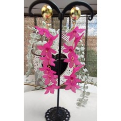 Pendientes Rosa