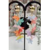 Pendientes multicolores