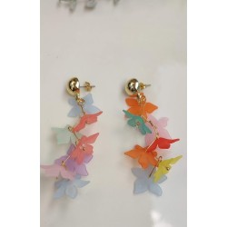 Pendientes multicolores