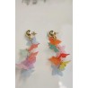 Pendientes multicolores