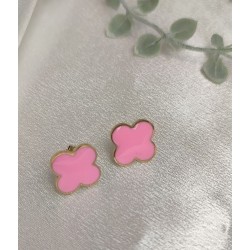 Pendientes rosa delicado