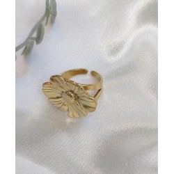 Anillo flor ajustable