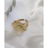 Anillo flor ajustable