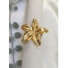 Anillo ajustable flor estrellada