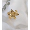 Anillo ajustable flor estrellada