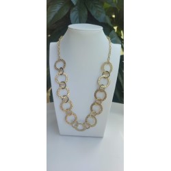 Collar dorado acero inoxidable