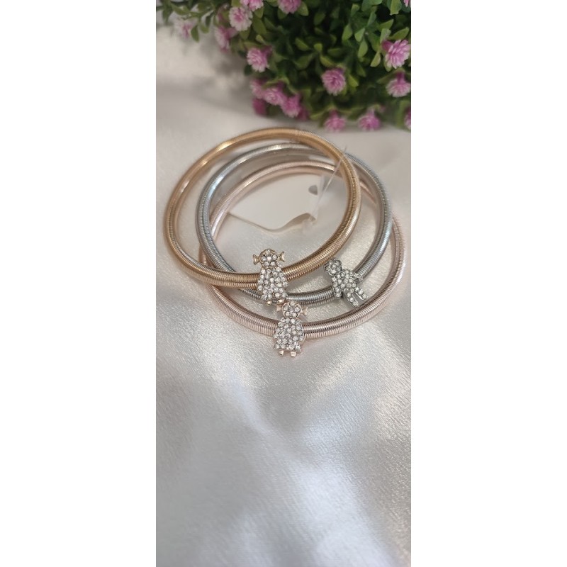 Set de pulsera dos niñas y un niño