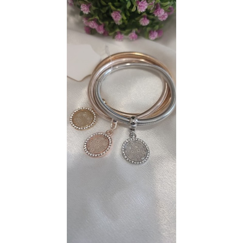 Set de 3 pulsera moneda