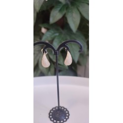 Pendientes gotas medianas con circonia